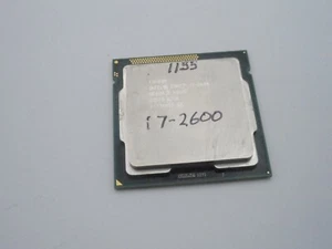 Intel Core i7-2600 4 Cores 8 Threads 3.4GHz LGA 1155 CPU - Picture 1 of 2