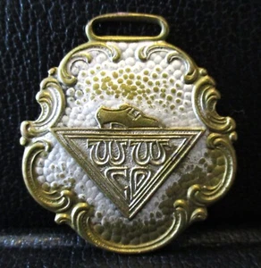 WHITNEY WABEL & CO WW Shoes Footwear Cleveland Watch Fob Advertising Whitehead - Picture 1 of 2