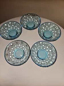 CIOTOLE IMPRONTE OTTICHE POKA DOT vetro verde verde verde acqua - Set di 5 - Foto 1 di 6
