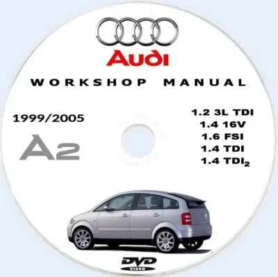 Workshop Manual Audi A2,manuale officina ENG. Audi A2 - Immagine 1 di 3