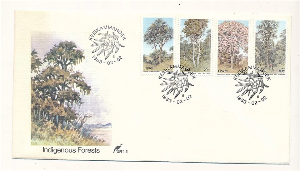 D377145 Ciskei FDC Indigenous Forests Trees - Image 1 of 1