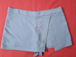 ATMOSPHERE Women's A-Line Ladies Hot Pants Back Zip Skort Blue UK 14 EUR 42 - Picture 1 of 11