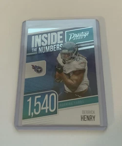 Derrick Henry ~ 2020 Panini Prestige ~ Inside The Numbers #IN-DH - Picture 1 of 2