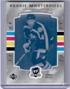 2006-07 The Cup Shawn Belle Rookie Masterpiece Ultimate Cyan Print Plate 1/1