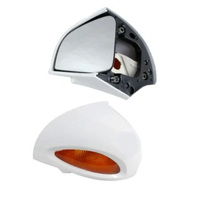 Pair L&R Rear View Mirror Turn Signal White For BMW R1100RT R1100RTP R1150RT AS - Picture 1 of 12