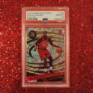 🔥2016 Panini Revolution Fractal #142 PASCAL SIAKAM Rookie RC PSA 10 Pop 7🔥