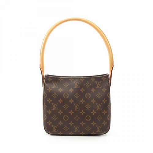 LOUIS VUITTON（LV） Borsa a tracolla Louis Vuitton Looping MM M51146 Monogram pelle marrone usata LV