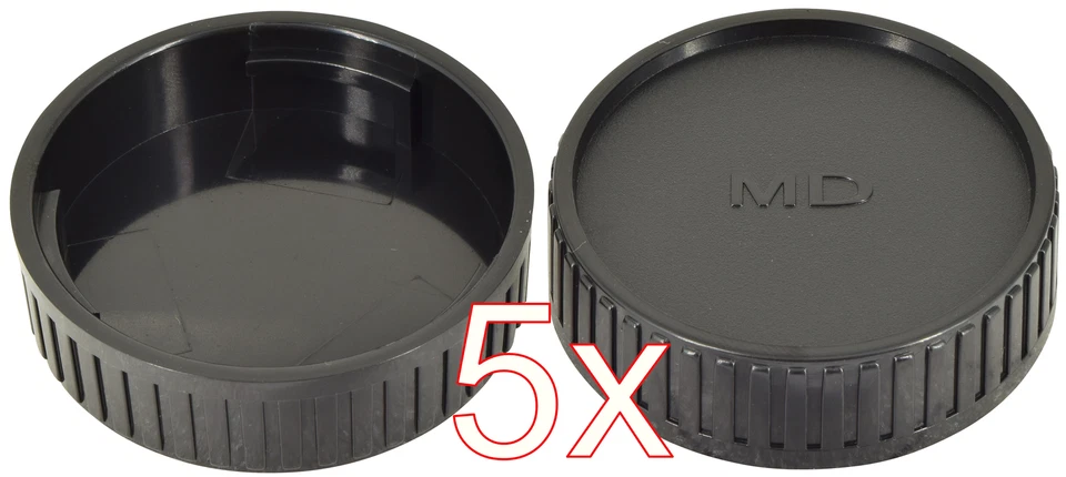 5 X Objektiv Rückdeckel Minolta MD Rear Lens Cap Deckel
