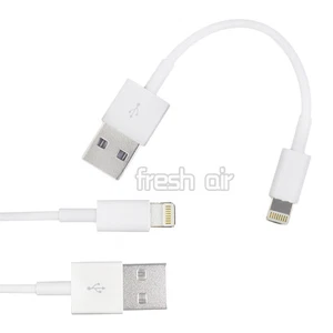 UK Short 10cm 8 Pin Lightning USB Charge Cable for iPhone 6 5s iPod 5 iPad 4 - Picture 1 of 6