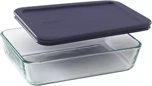 Pyrex 3-Cup Single Rectangular Food Storage Container with Bpa-Free Lid, Non-Tox - Picture 1 of 12