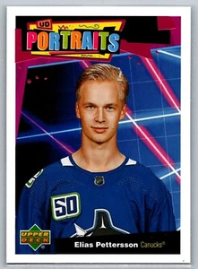 Elias Pettersson - 2020/21 Upper Deck Series 1 - UD Portraits #P-16 - Canucks - Picture 1 of 2