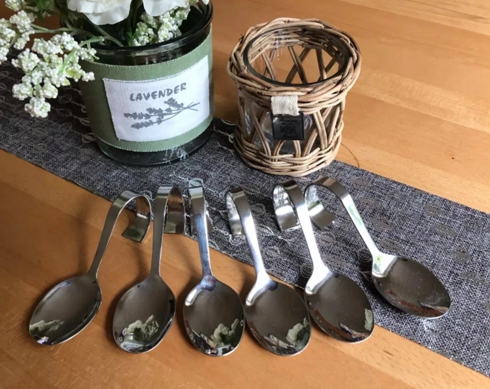 Amüsgöl-Edelstahllöffel    6 Stück   Neuwertig - Bild 1 von 1