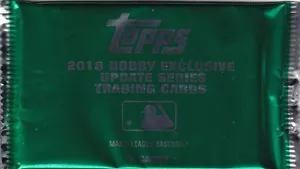 2018 Topps Update Series Baseball Factory Sealed Silver Pack - Chrome Refractor - Picture 1 of 1