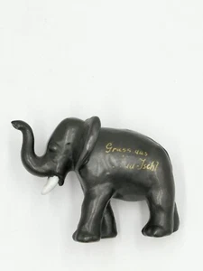 Alter antiker Keramik Elefant Andenken Gruss aus Bad Ischl elephant vintage - Bild 1 von 8