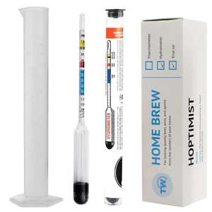 Home Brew Hydrometer mit 100 ml Probeglas - Wein- & Bierherstellungsausrüstung - IN-032 - Bild 1 von 8