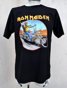 Iron Maiden Shirt Somewhere Back In Time Tour 2008 USA Route 666 NEW Sz L - Picture 1 of 7