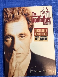 The Godfather, Part III (The Coppola Restoration) (DVD, 1990) - Picture 1 of 2