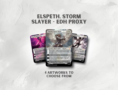 Elspeth, Storm Slayer - Custom Magic: The Gathering Card - Image 1 of 4