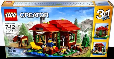NEW! LEGO CREATOR 31048 LAKESIDE LODGE - 3 IN 1 - Image 1 of 4