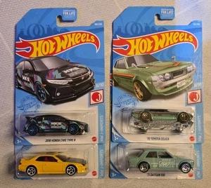 Hot Wheels|Honda|Civic|Prelude|Toyota|Celica|Super Treasure Hunt|Datsun  - Picture 1 of 11