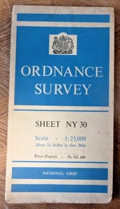 OS Papierkarte 1: 25000 Blatt NY30 Ambleside Rydal Grasmere Elterwater Skelwith - Bild 1 von 1