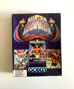 Amiga Super Fighter Big Box Final Fight Wrestlemania Pit Commodore Capcom Manual - Imagen 1 de 9