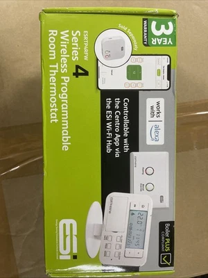ESI Series 4 Wireless Programmable Room Thermostat ESRTP4RFW Replaces ESRTP4RF - Image 1 of 4