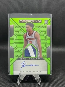 2024-25 Obsidian Kevin McCullar Jr. Rookie Ink Patch Green Flood RC Auto #/25 - Bild 1 von 2