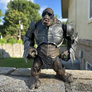 Figura TOY BIZ Señor de los Anillos LOTR Deluxe Posable Battle Troll 10" 2004 - Imagen 1 de 14