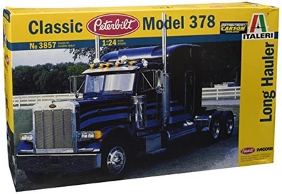 Italeri 3857 - Classic Peterbilt 378 Long Hauler Model Kit Scala 1:24 - NUOVO  - Immagine 1 di 4