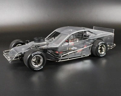 1RC Racing Asphalt Modified 2.0 1/18 Brushless RTR 2WD Oval Racer (Clear) - Image 1 of 4