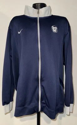 Men’s Nike Dri-Fit Butler Bulldogs Navy/Gray Full Zip Polyester Track Jacket 2XL - Image 1 of 4