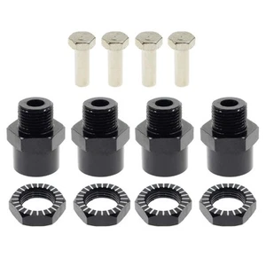 4PCS 12mm to 17mm Aluminum Wheel Hex Hub Adapter Conversion Extension for RC Car - Picture 1 of 7