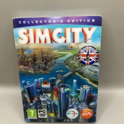 SIM City Collector’s Edition Holographic Cover & Steel Book 2013 PC rare  - Image 1 of 4