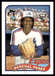1989 Topps Pascual Perez Montreal Expos #73 - Picture 1 of 2