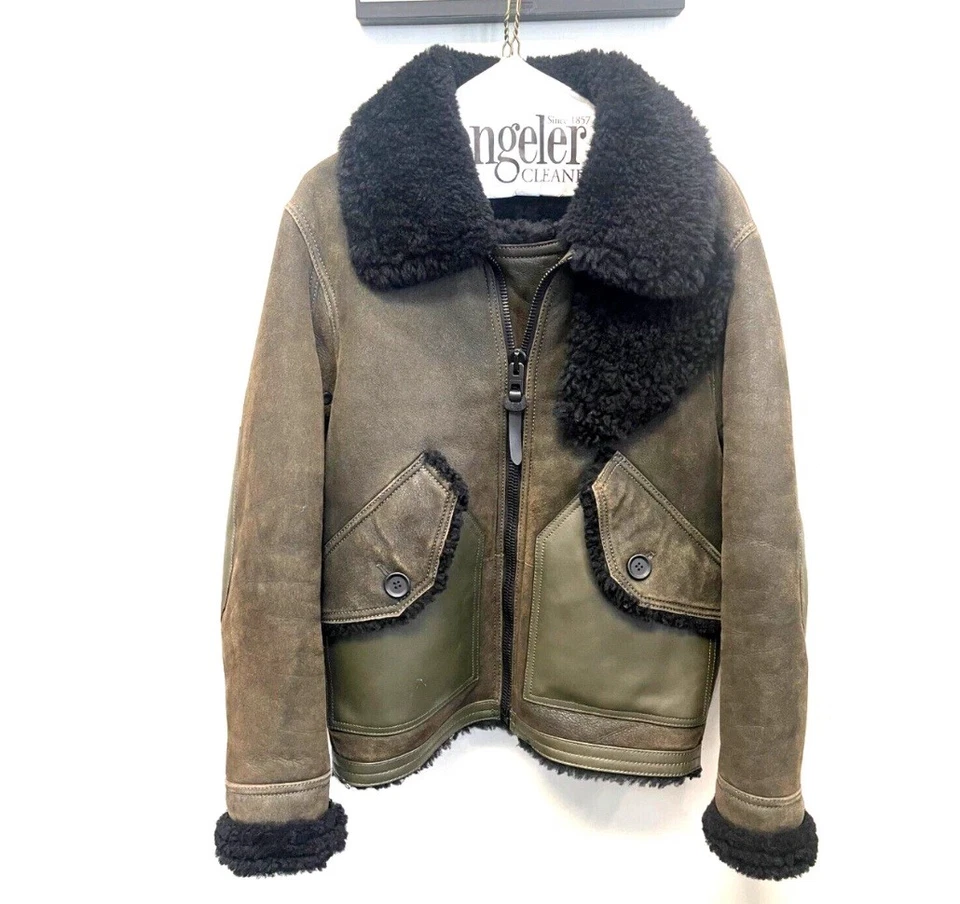 Chaqueta de moto Coach 1941 de cuero de oveja B3 bombardero aviador $1995 - talla XS Foto 1 de 1
