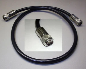 1 m H 2010 konfektioniert mit 2 x N-Stecker / 50 Ω Koaxialkabel - Picture 1 of 1