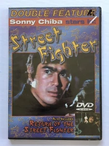 SONNY CHIBA DOUBLE FEATURE DVD STREET FIGHTER/ RETURN OF THE STREET FIGHTER -NEW - Picture 1 of 2