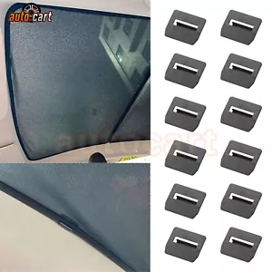 For Tesla Model Y S X 3 Roof Sunshade Clips Skylight Split Shade Sun Block Clips - Picture 1 of 9