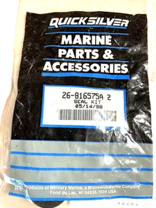 MERCURY QUICKSILVER 26-816575A2 WATER PUMP SEAL KIT $7 + FREE SHIPPING - Picture 1 of 3