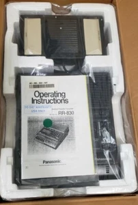 Panasonic Standard Cassette Transcriber RR-830 Foot Pedal NO HEADSET - Picture 1 of 6