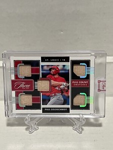 2022 Panini Three and Two Full Count Swatches Paul Goldschmidt 17/25