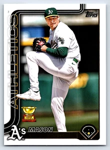 Mason Miller 2025 Topps Serie 2 #571 Athletics A's ROOKIE Cup Baseballkarte - Bild 1 von 2