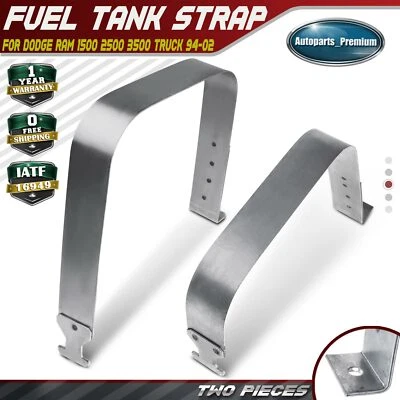 2 correas de tanque de combustible para camioneta Dodge Ram 1500 2500 3500 1994-2002 52102058AC Foto 1 de 4