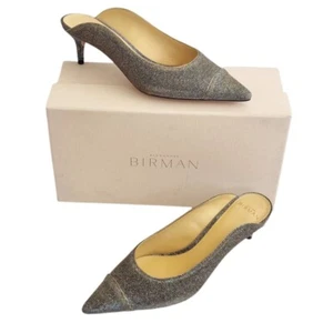 NEW ALEXANDRE BIRMAN Women's Shoes Multicolor Brown Grey Leather Italy 38 - Picture 1 of 5