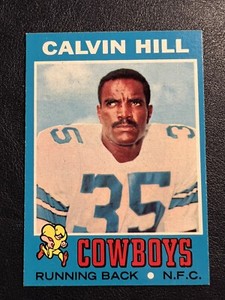 1971 Topps Football #217 Calvin Hill Dallas Cowboys EX/MINT