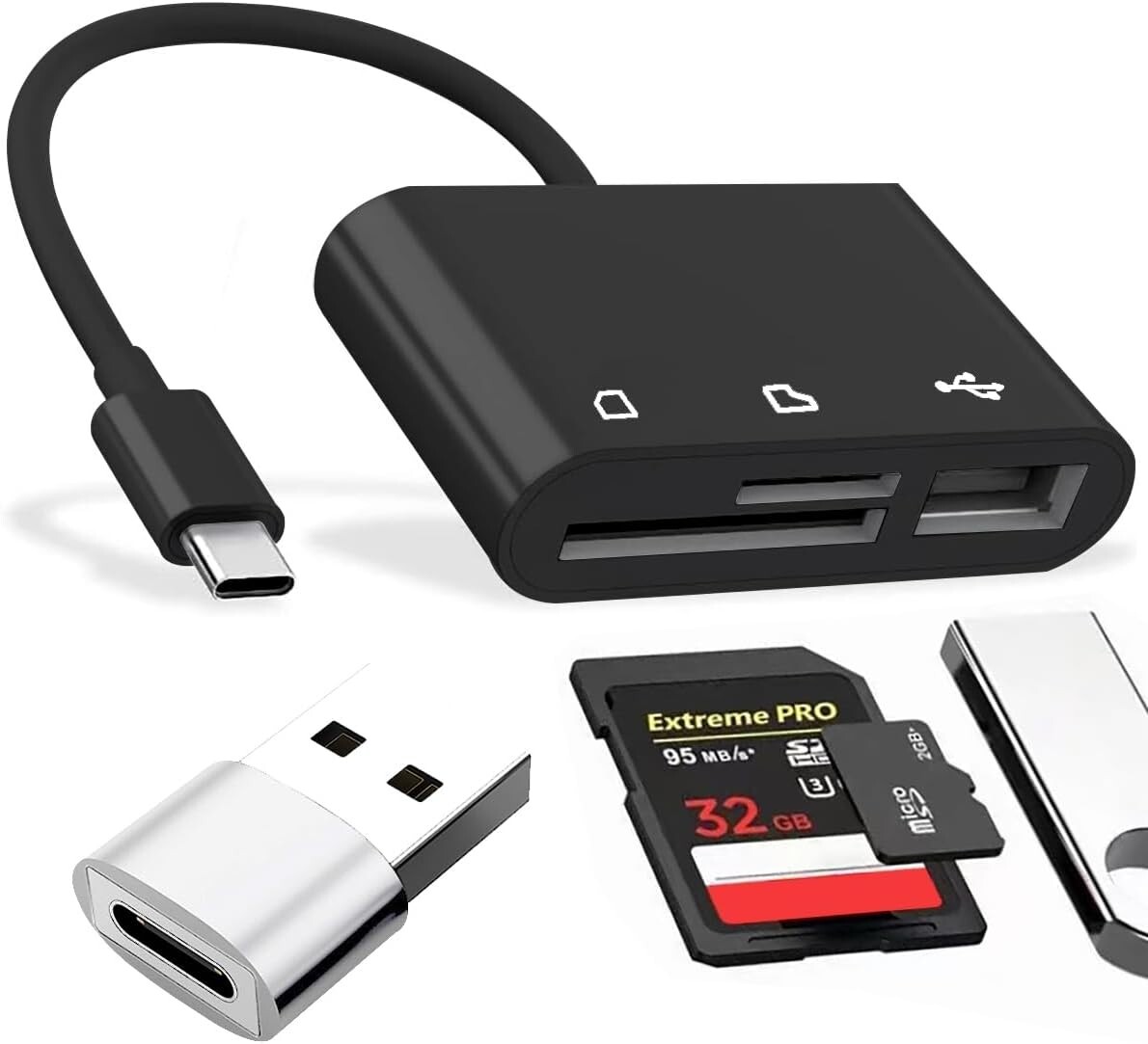 Lexar Professional Multi-Card 3-in-1 USB 3.1 Lettore, Fino A 312 MB/s - Foto 2