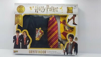 NUEVO Harry Potter Gryffindor Niños 5 piezas Set de Vestir Halloween Mago Mago Disfraz Foto 1 de 4