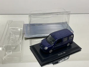 NOREV HACHETTE FIAT DOBLO BUS 2006 -BLUE MET. 1:43- GOOD CONDITION - Picture 1 of 6