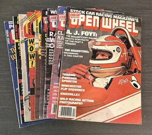 LOT 9x Open Wheel Magazine 1981 1983 1984 1986 1988 1989 Vintage Rare Lot - Bild 1 von 21